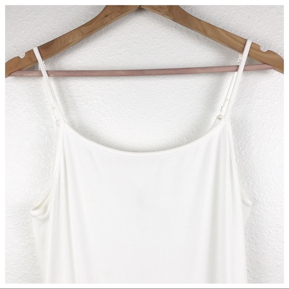 Skims Soft Ribbed Slip Dress in Snow Size 2X - Picture 4 of 8
